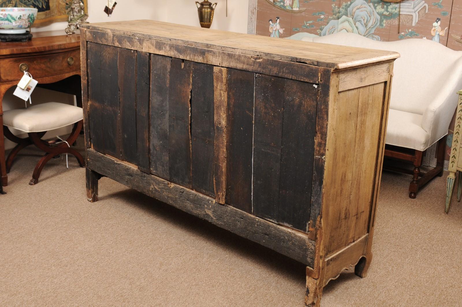 Early 19th Century French Bleached Oak Enfilade 1