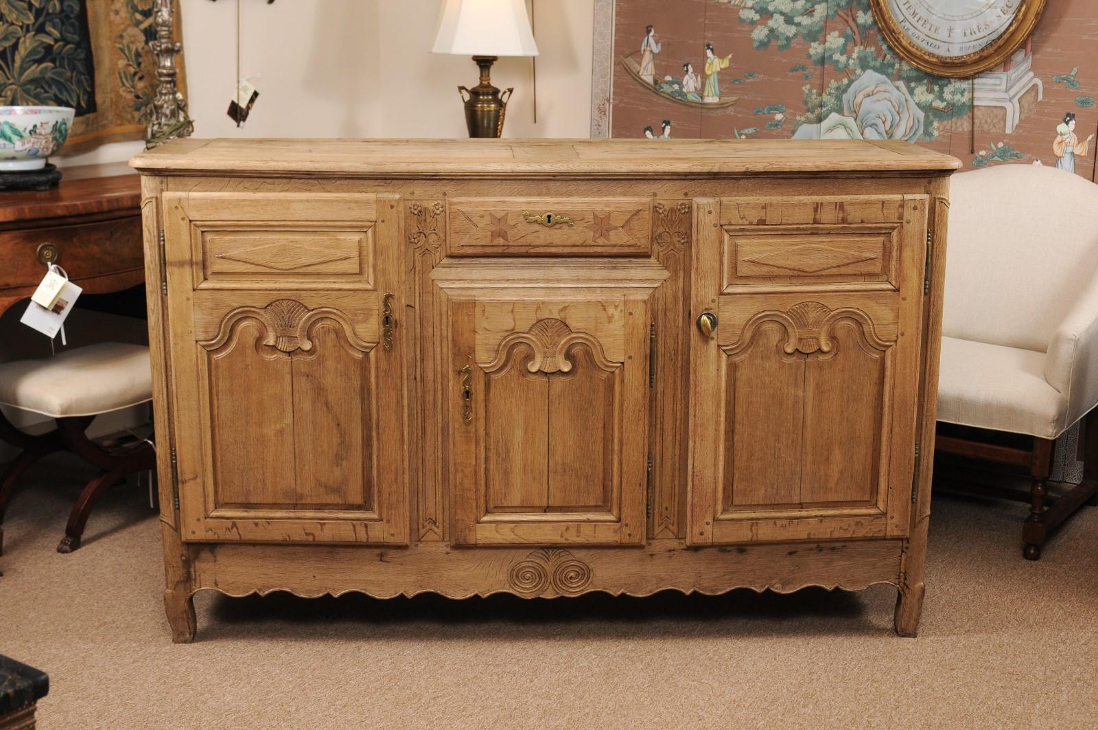 Early 19th Century French Bleached Oak Enfilade 4