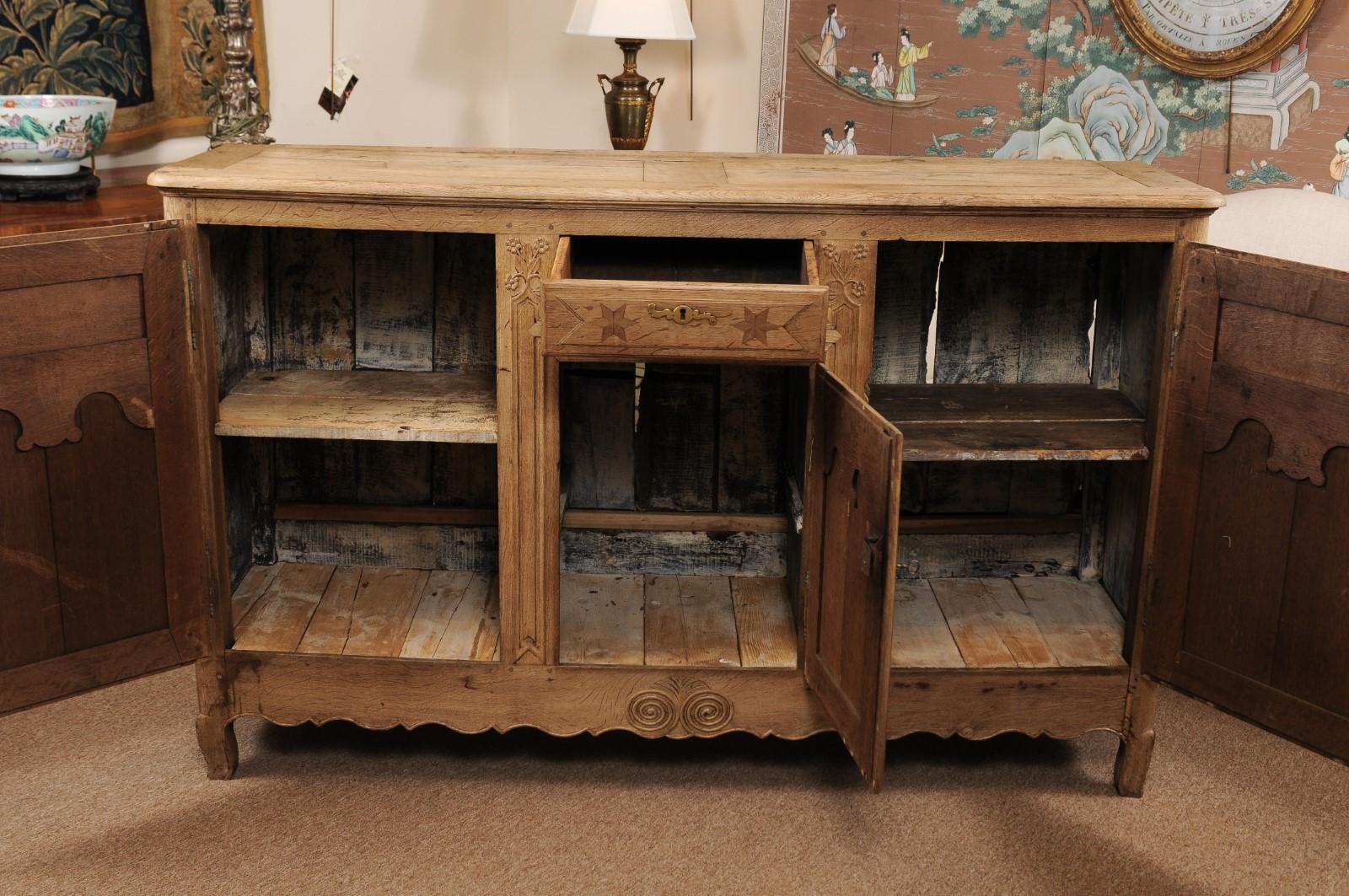 Early 19th Century French Bleached Oak Enfilade 6