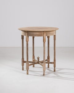 Early 19th Century French Bleached Oak Side Table