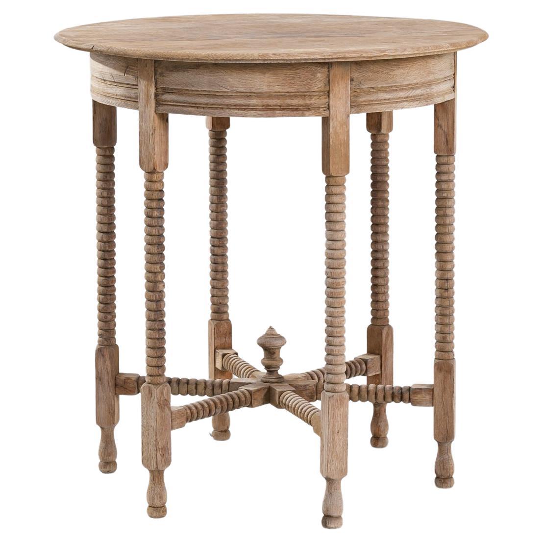 Early 19th Century French Bleached Oak Side Table