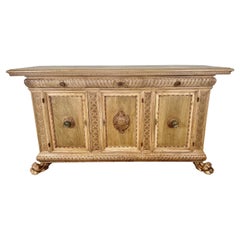 Early 19th Century French Bleached Walnut Credenza