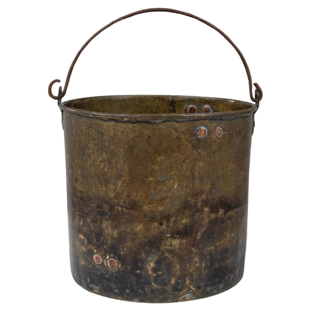 Early 19th Century French Brass Bucket
