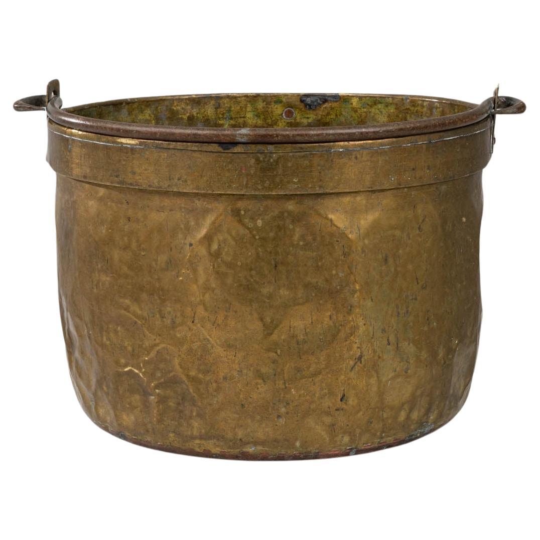 Early 19th Century French Brass Bucket For Sale