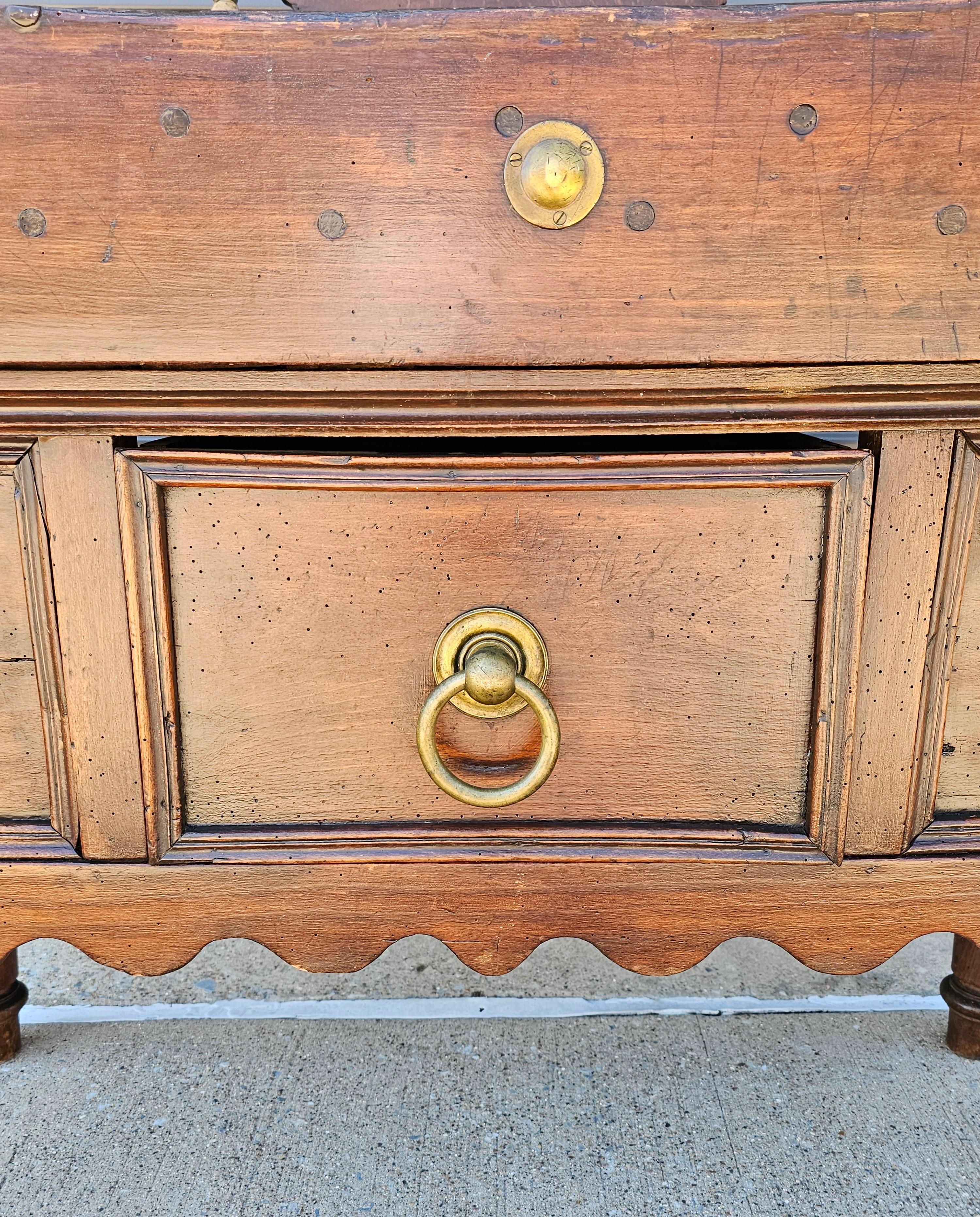 Early 19th Century French Butcher Block Table Billot de Boucher For Sale 10