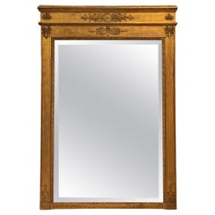 Early 19th Century French Carved Giltwood Mirror