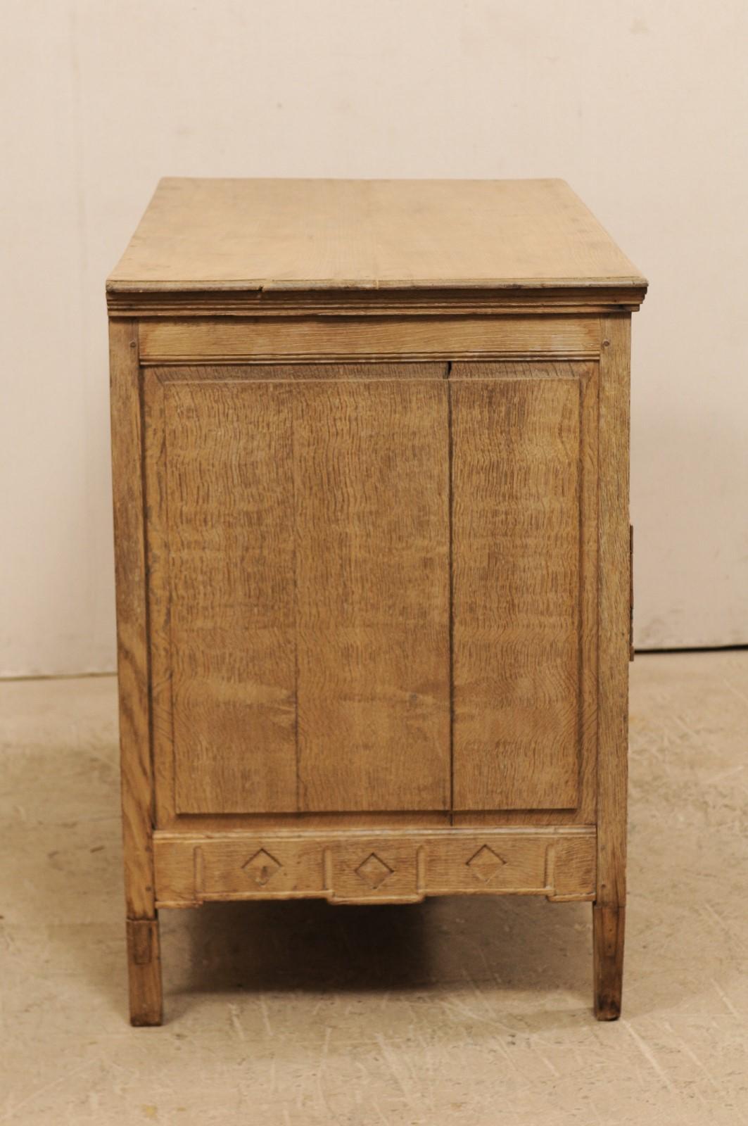 Early 19th Century French Carved Light Wood Three-Drawer Chest 6