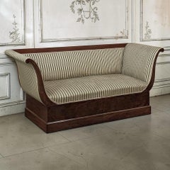Early 19th Century French Charles X Mahogany Sofa ~ Canape