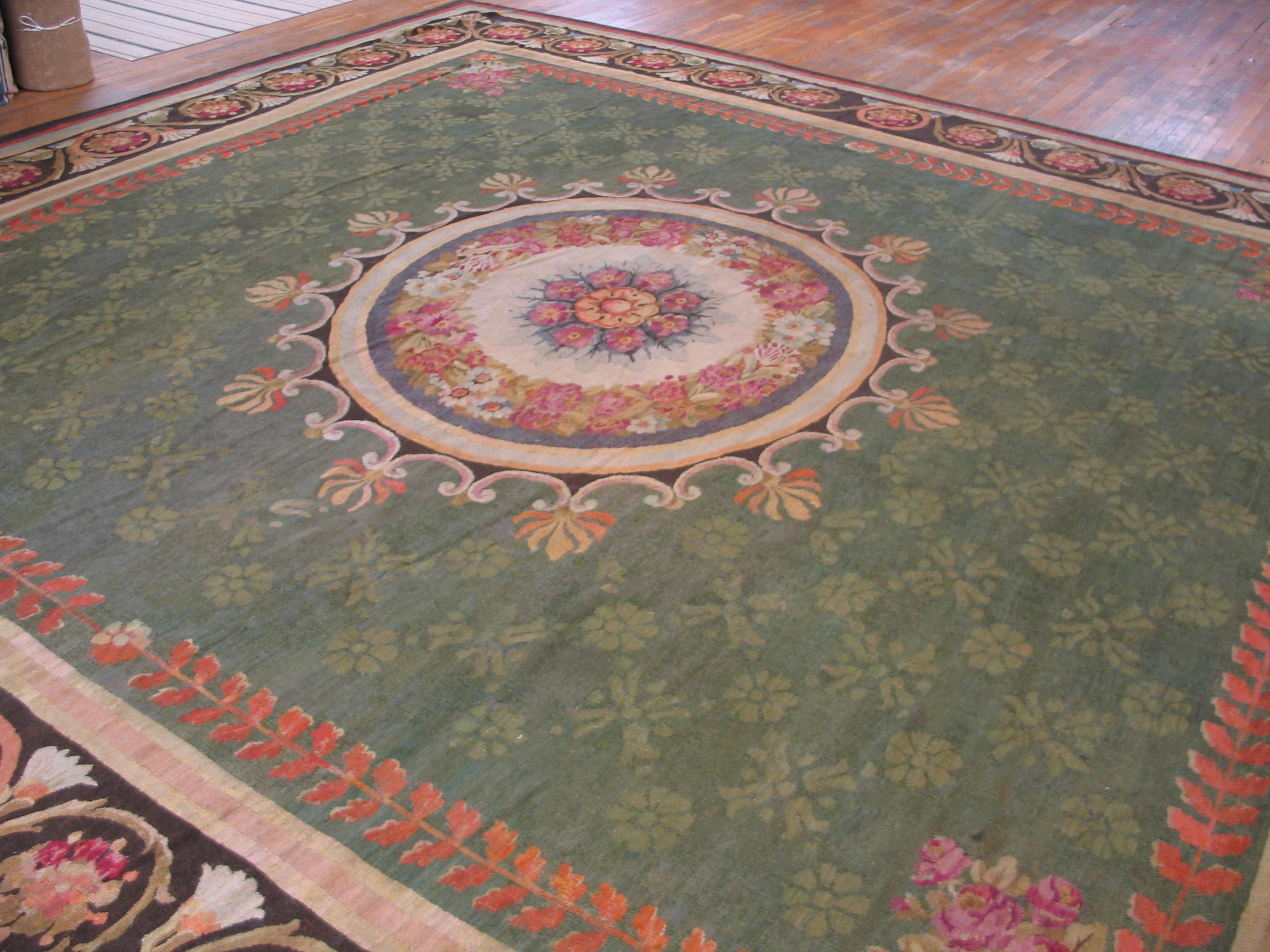 Early 19th Century French Charles X Period Aubusson Carpet (15'8
