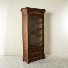 Early 19th Century French Charles X Period Palisander Vitrine, Bookcase