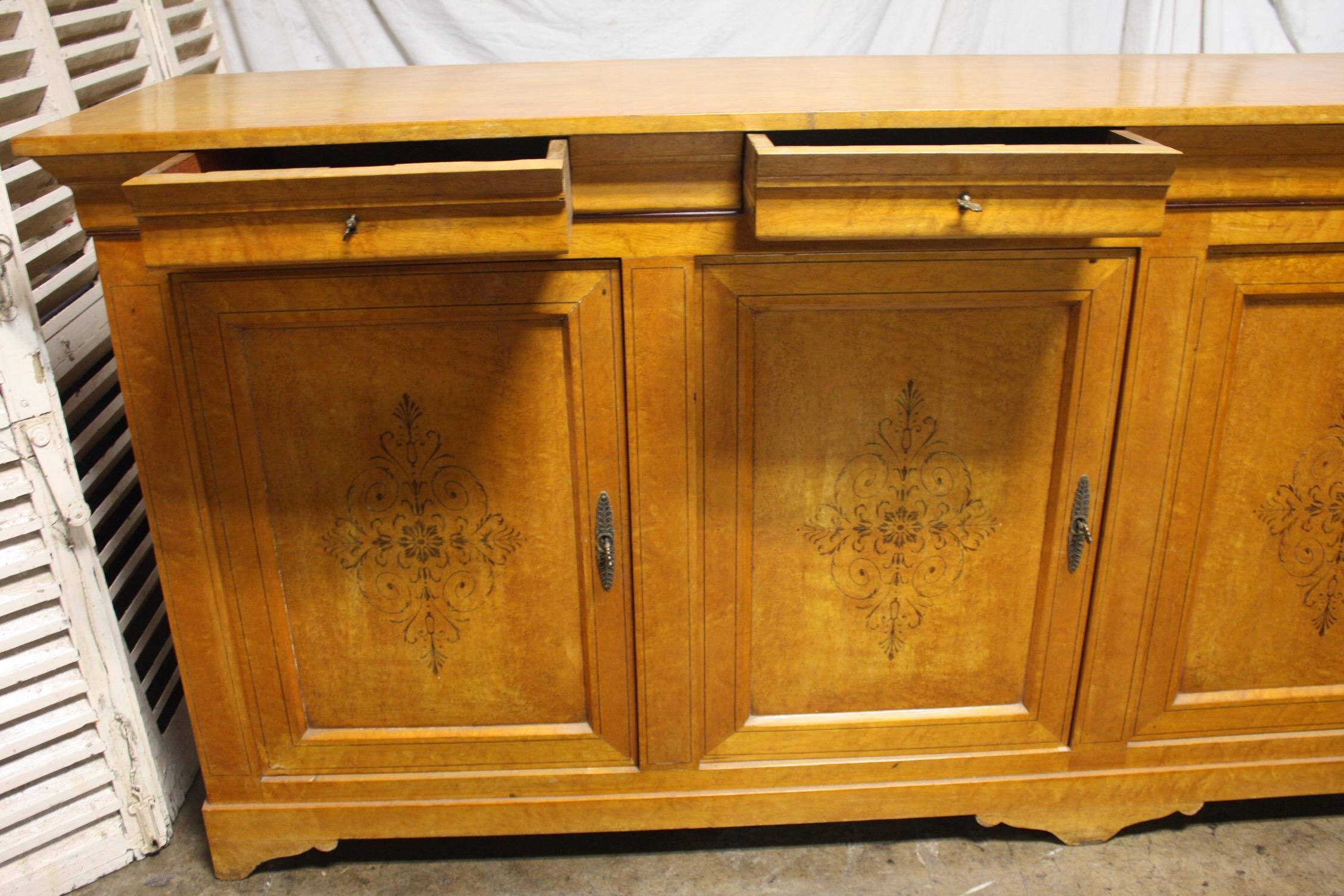 Early 19th Century French Charles X Sideboard For Sale 13
