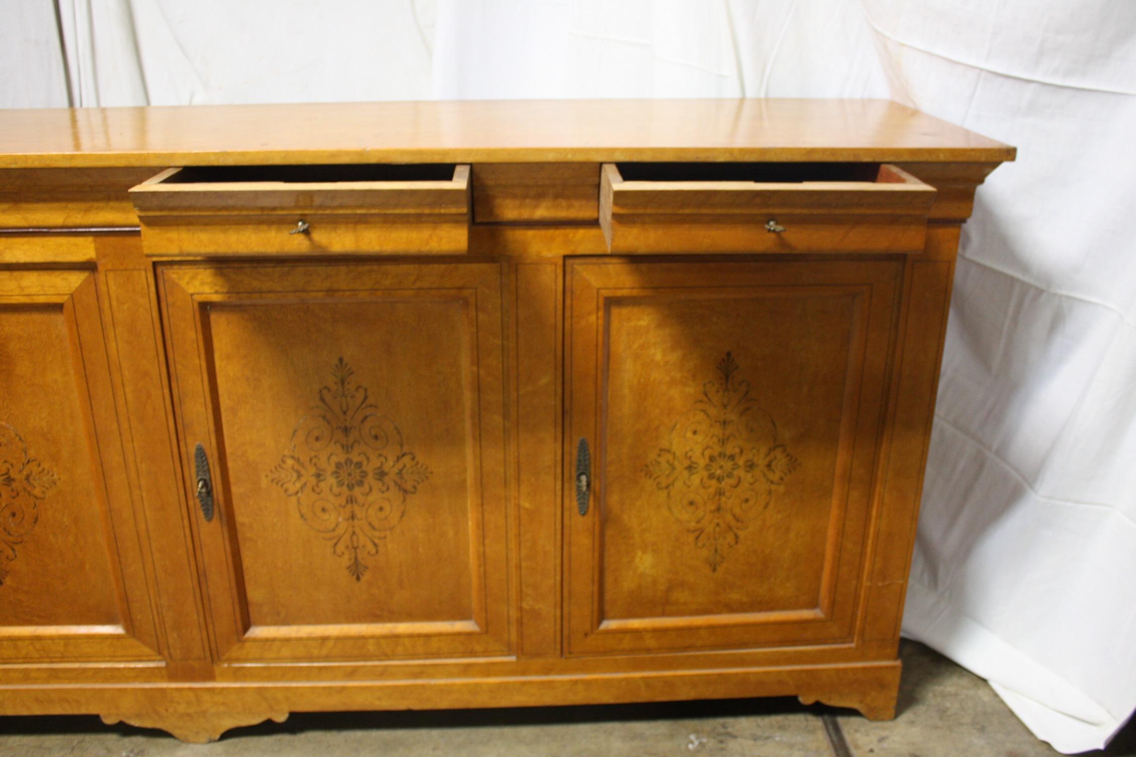 Early 19th Century French Charles X Sideboard For Sale 14