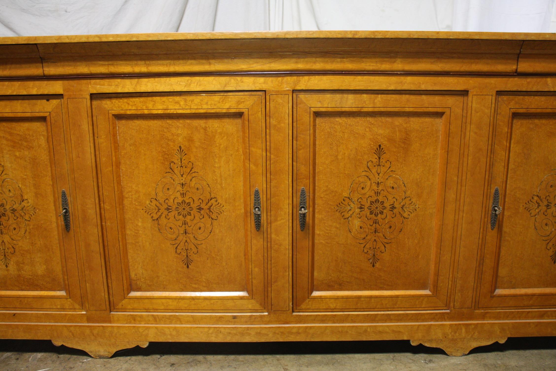 Early 19th Century French Charles X Sideboard In Good Condition For Sale In Stockbridge, GA