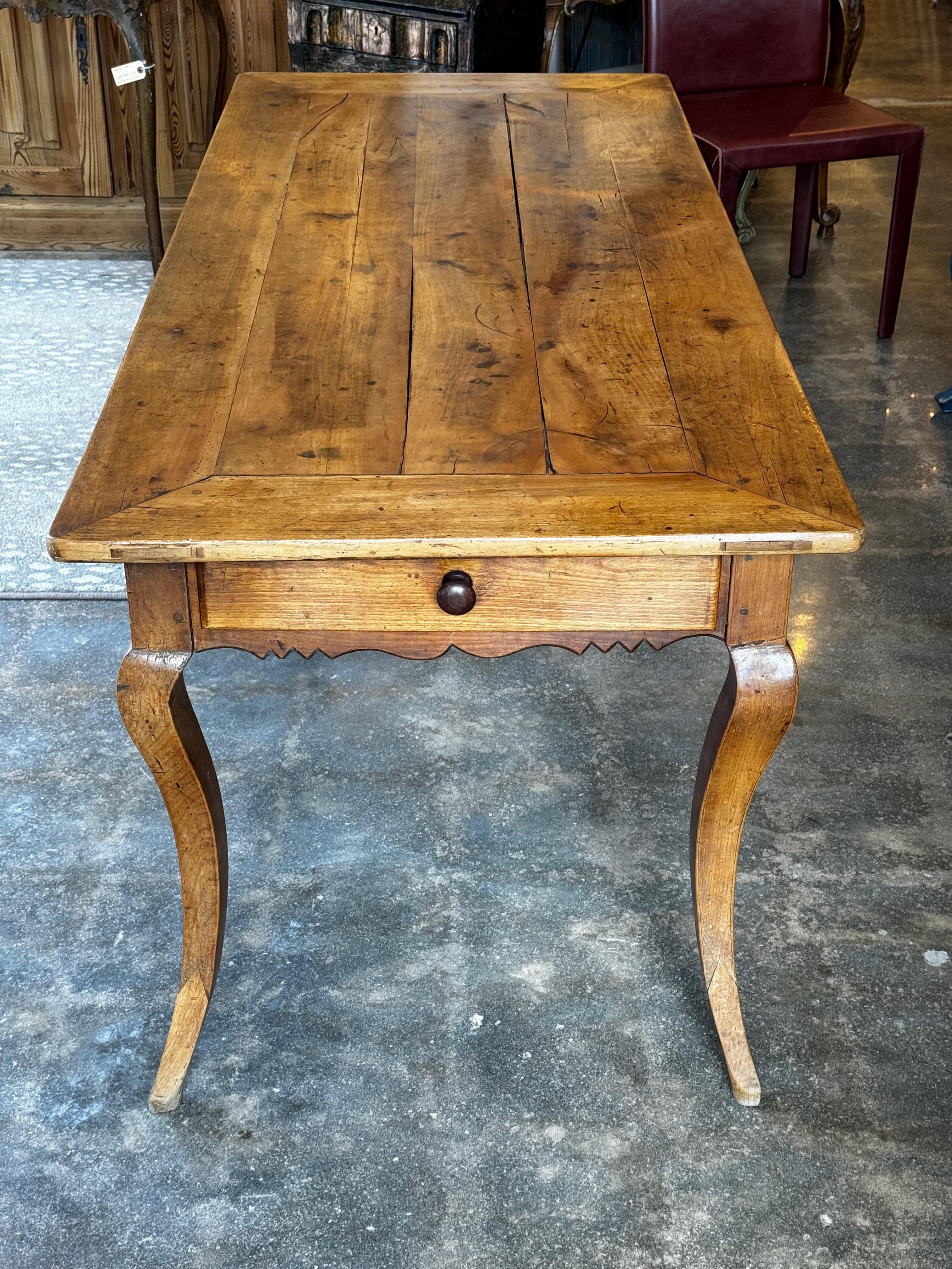 Early 19th Century French Cherry Farm Table 4