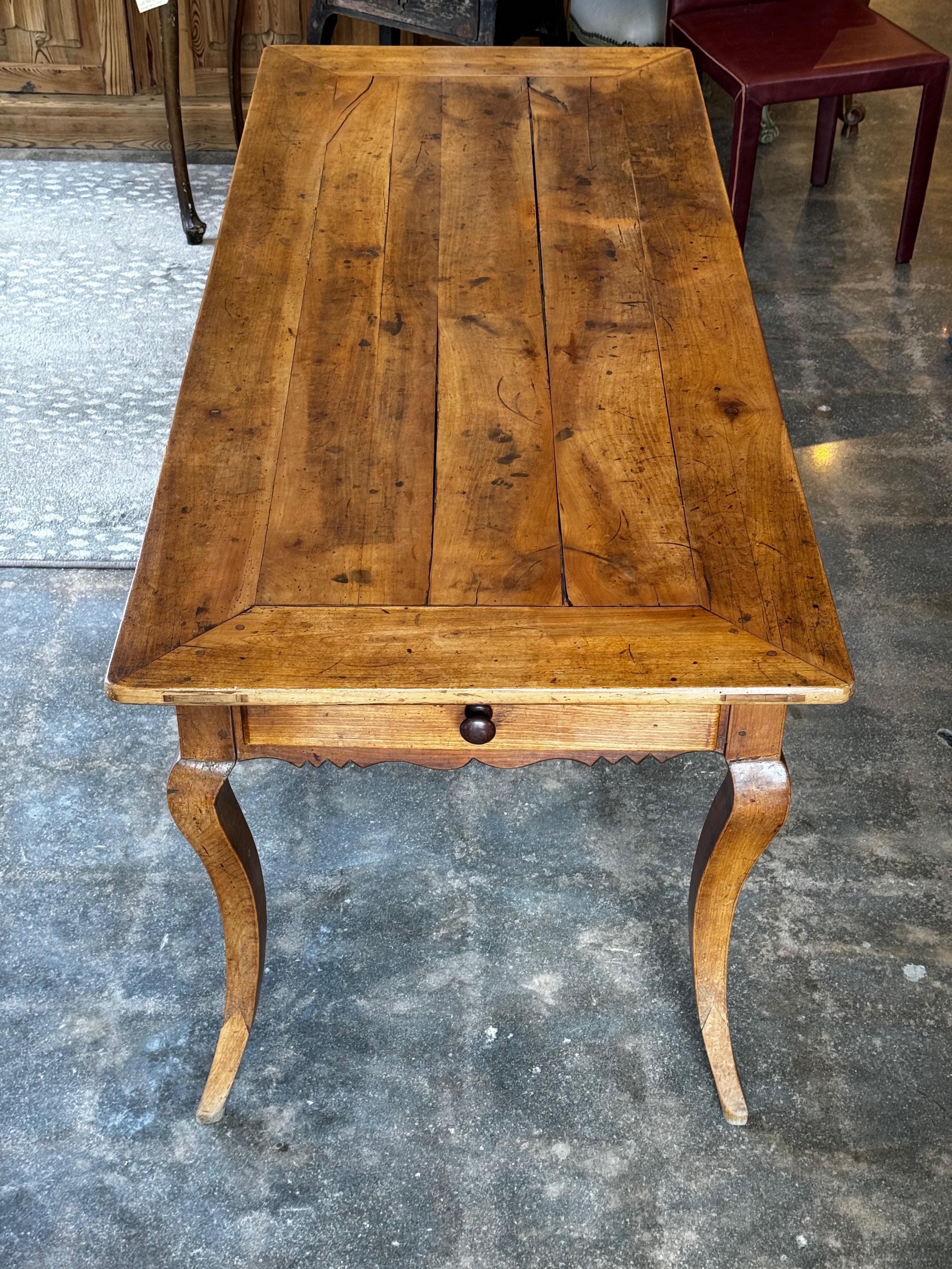 Early 19th Century French Cherry Farm Table 5