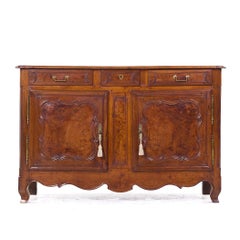 Early 19th Century French Cherry Wood Cupboard Dresser