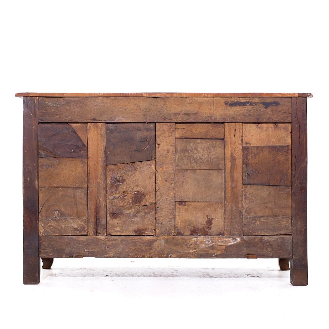 Early 20th Century Early 19th Century French Cherry Wood Cupboard Dresser For Sale