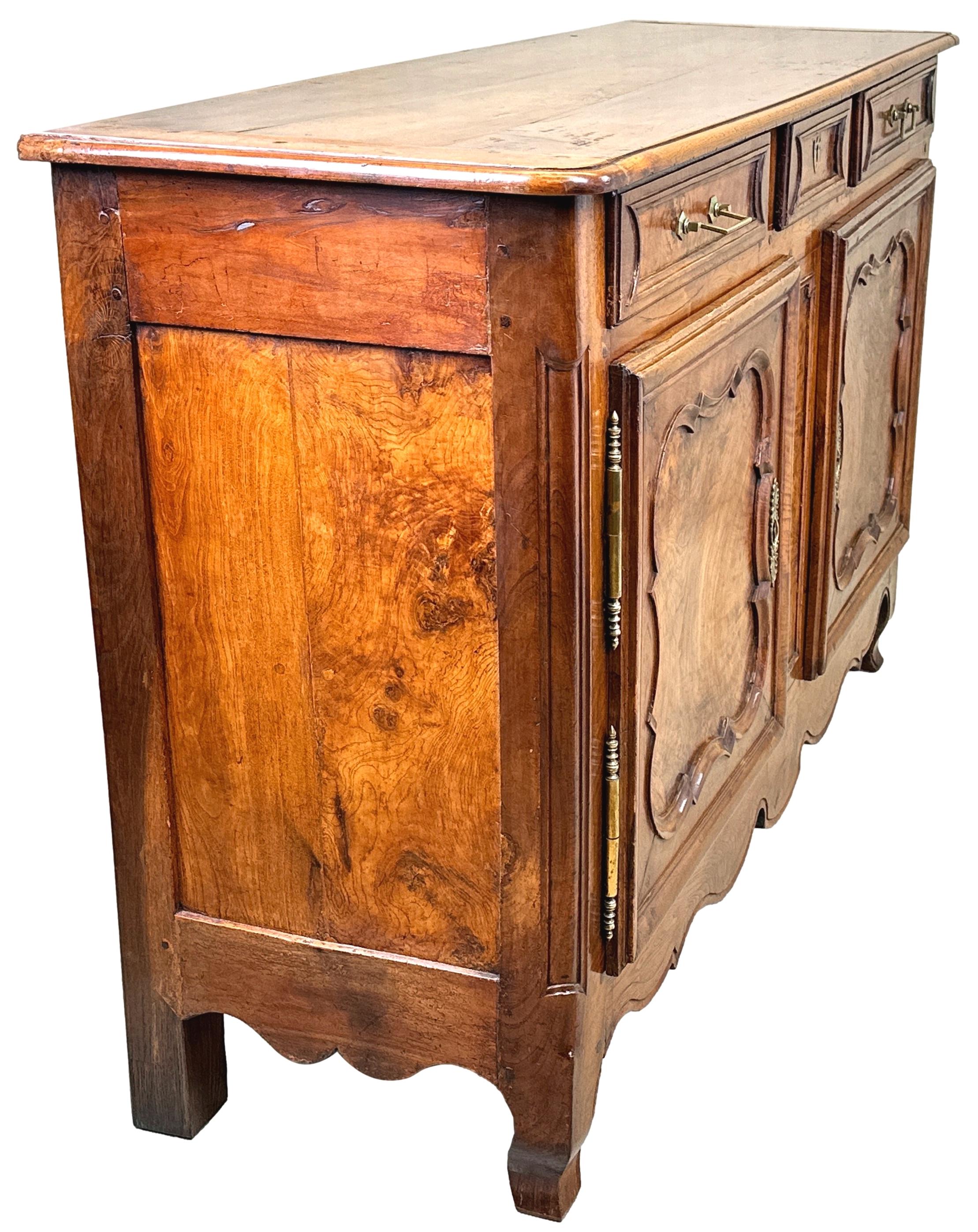 Early 19th Century French Cherry Wood Cupboard Dresser 1