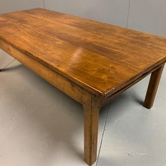Early 19th Century French Cherrywood Coffee Table with Pull Out Slide