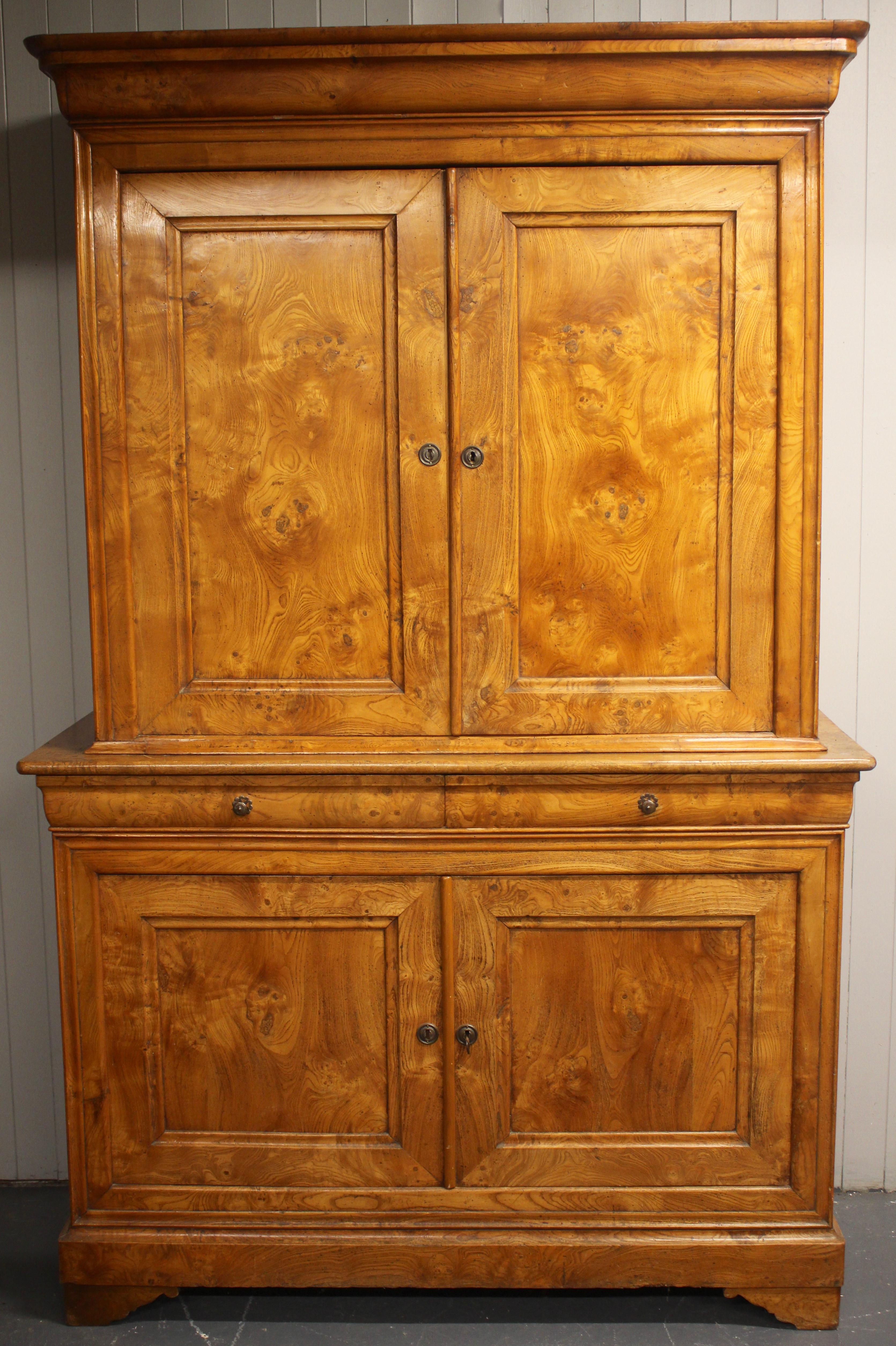 Empire Early 19th Century French Chestnut Cupboard