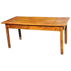 Early 19th Century French Chestnut Farmhouse Dining Table