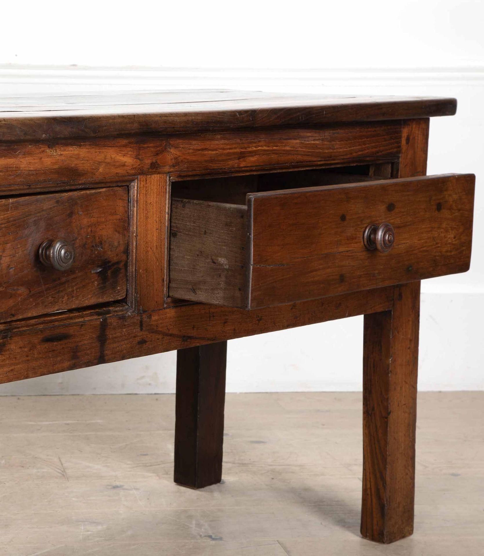 Early 19th Century French Chestnut Panelled Top Dresser Base For Sale 2