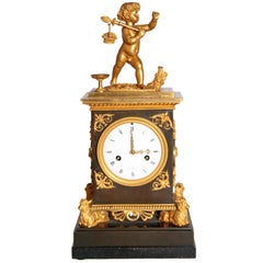 Early 19th Century French Clock with Putto