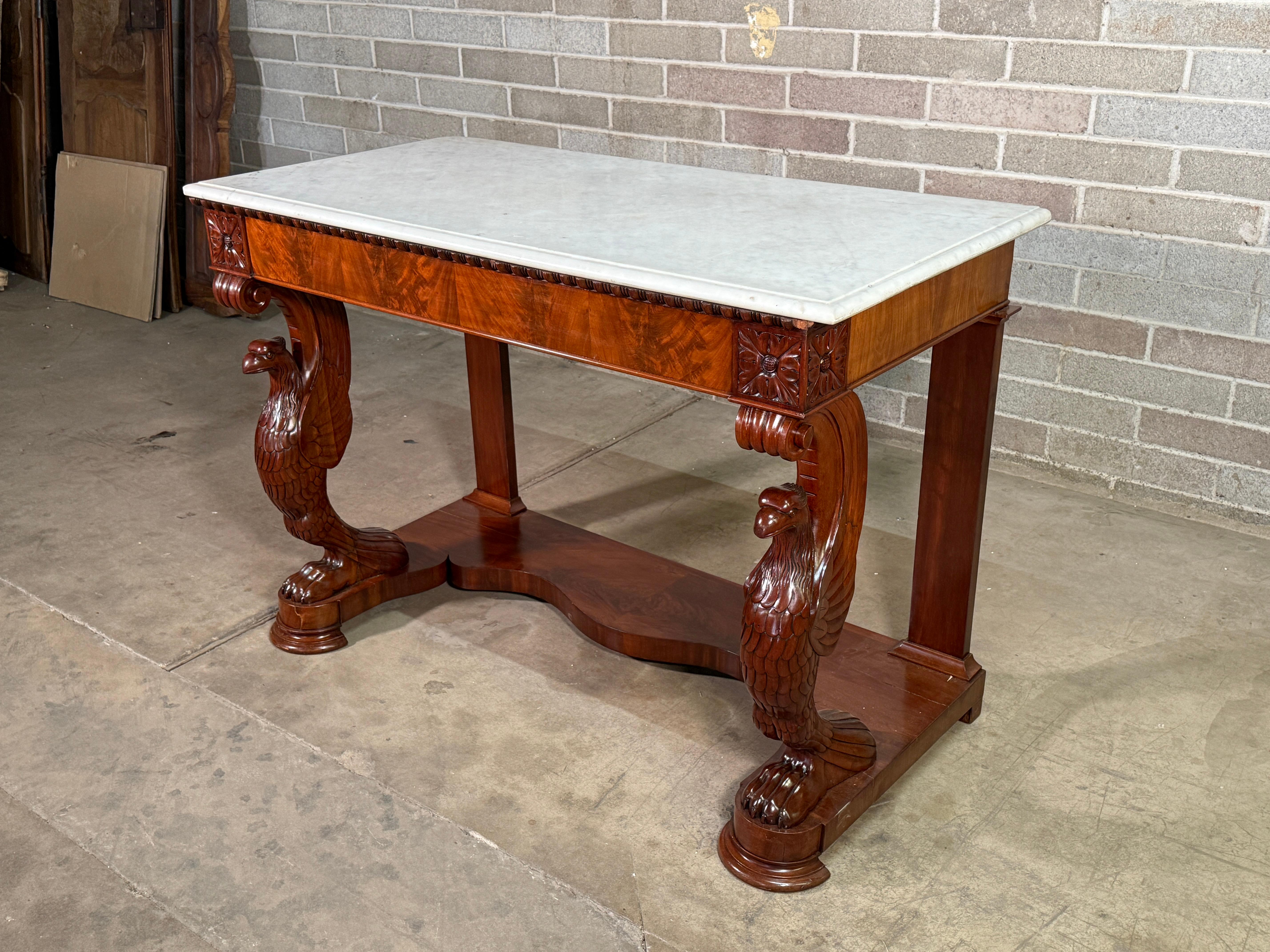 Early 19th Century French Consulate Empire Console In Good Condition For Sale In Scottsdale, AZ