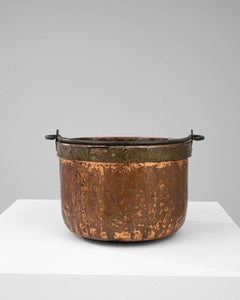 Early 19th Century French Copper Bucket