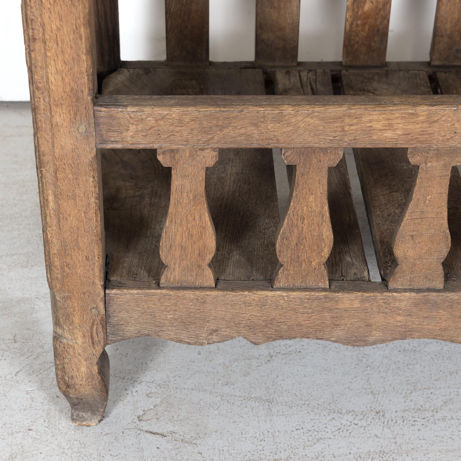 Early 19th Century French Country Louis XV Style Oak Garde Manger or Food Pantry 7