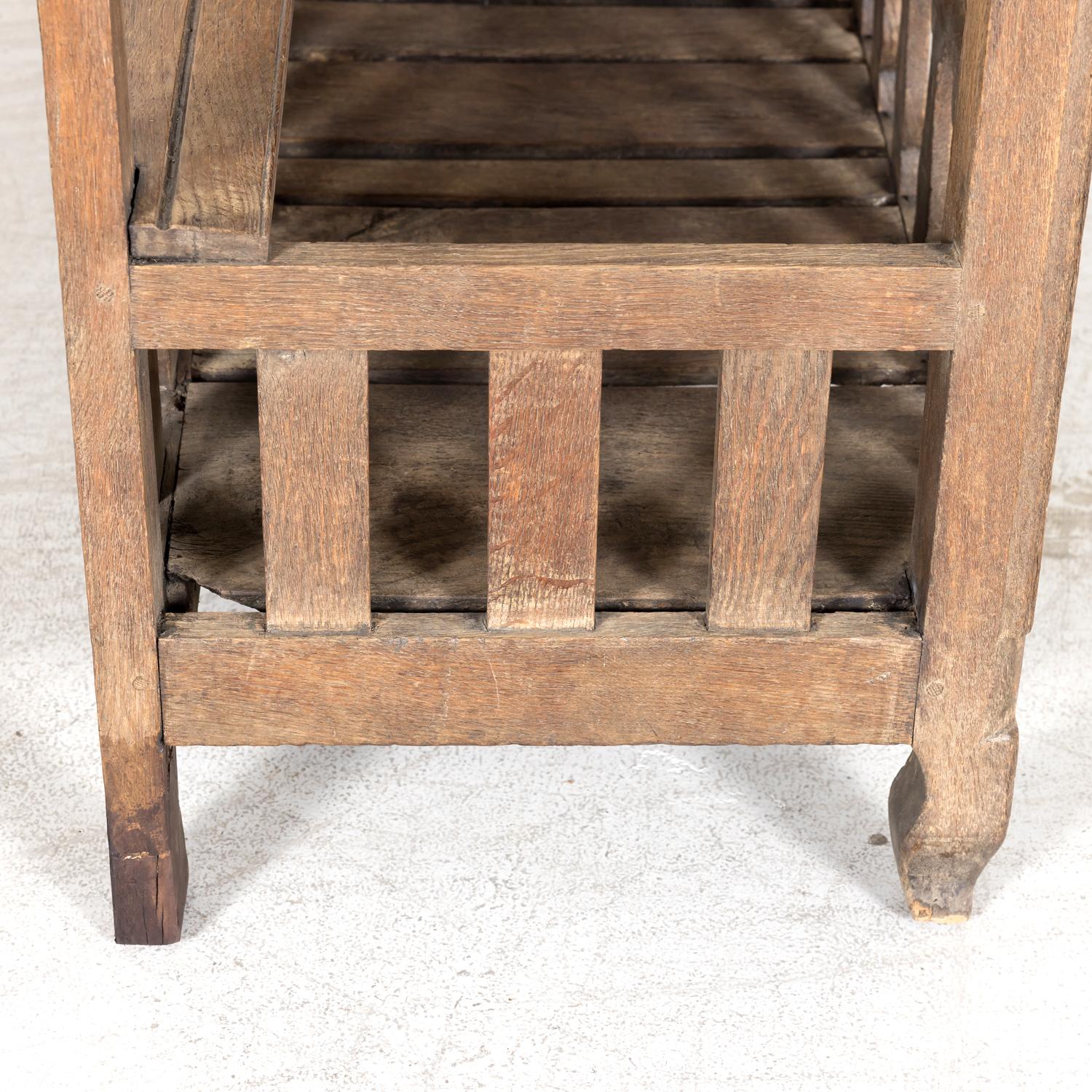 Early 19th Century French Country Louis XV Style Oak Garde Manger or Food Pantry 15