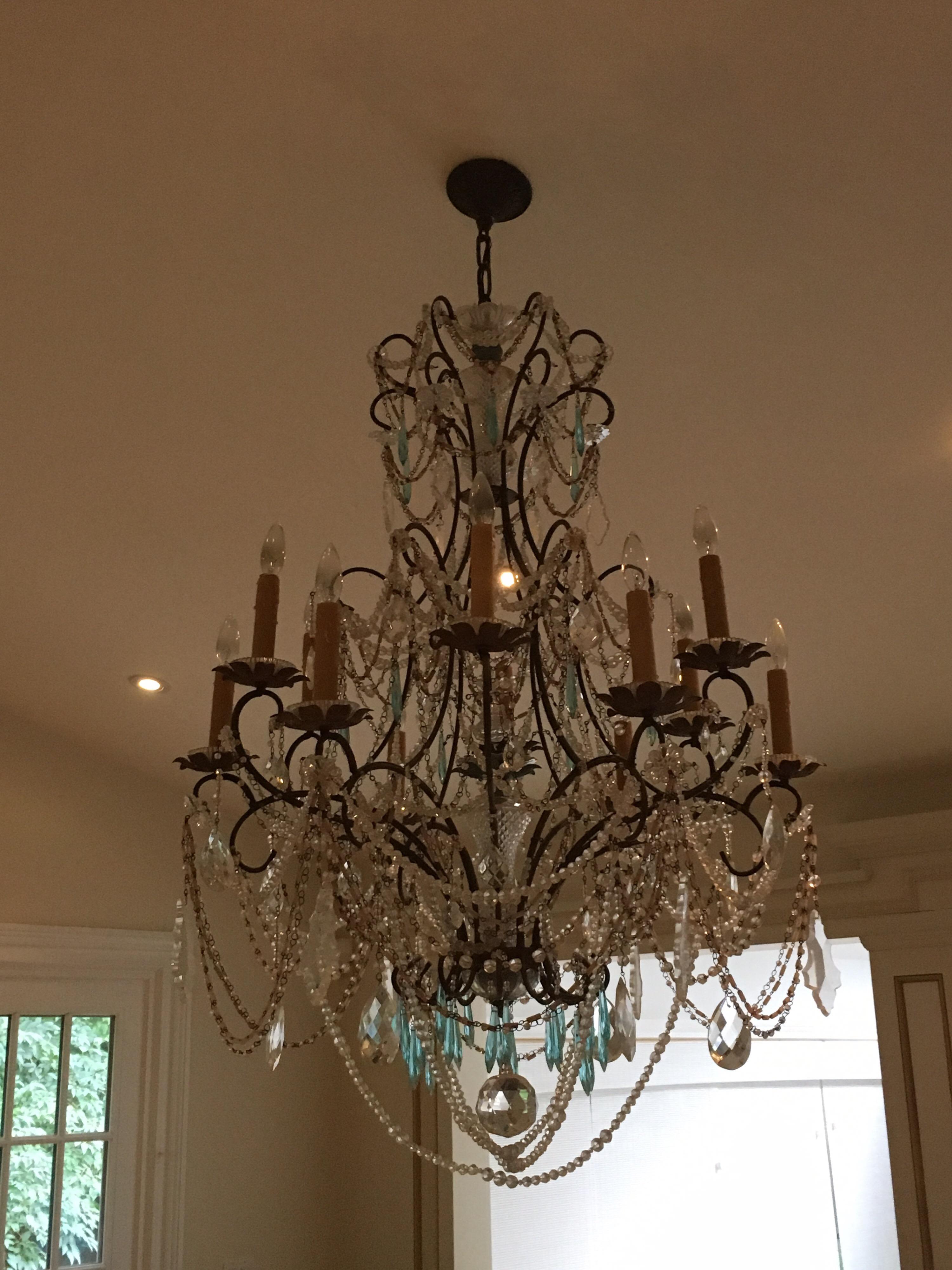 Early 19th Century French Crystal Chandelier For Sale 7