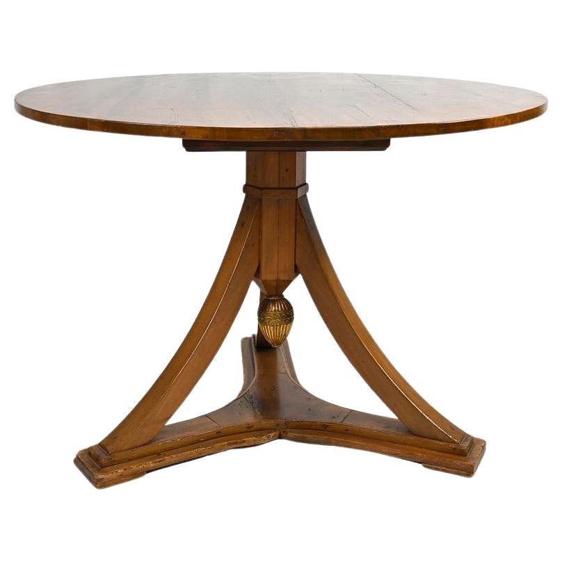 Early 19th Century French Directoire Mahogany Pedestal Table For Sale