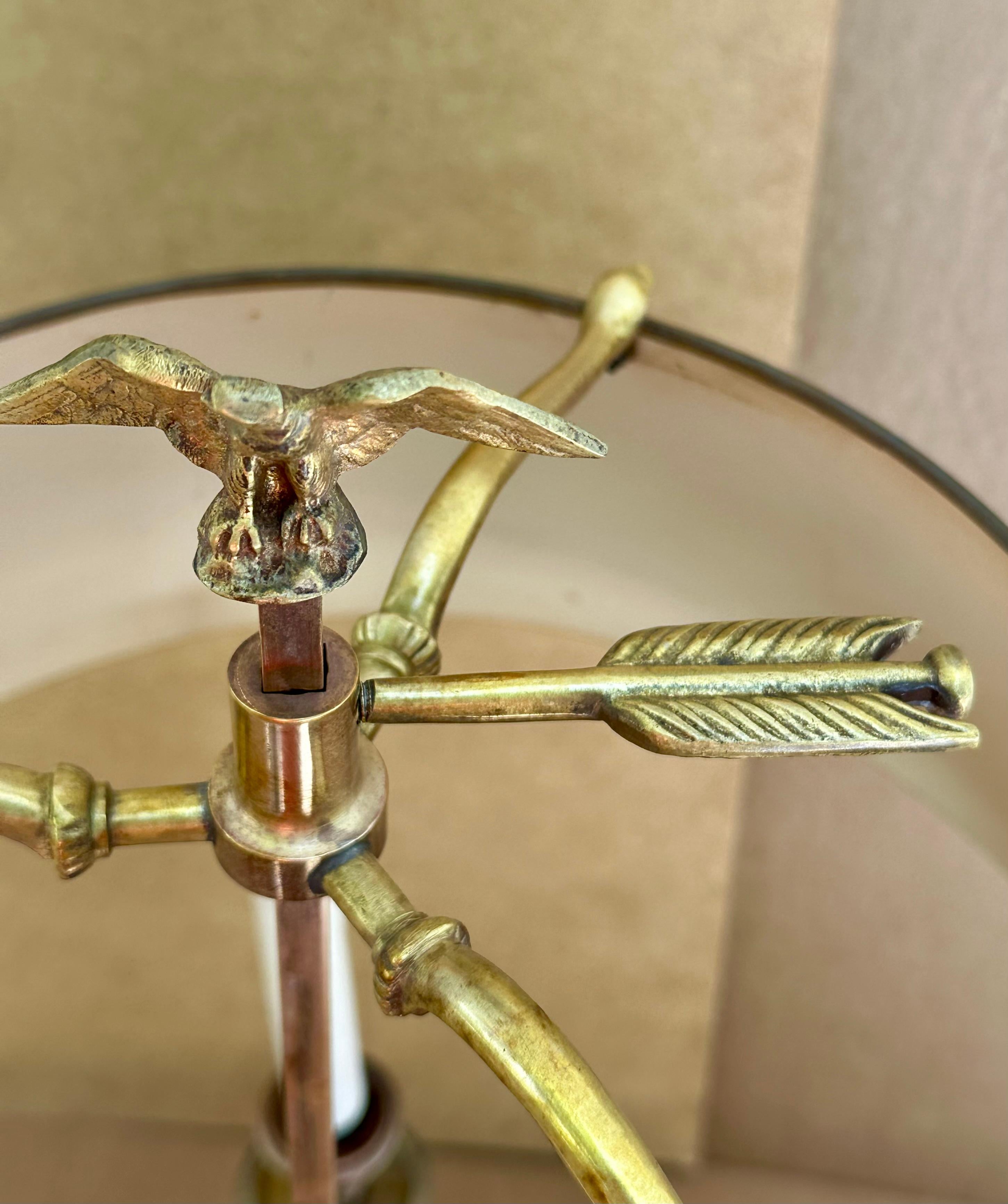 Lampe de table à trois lumières Empire du début du 19e siècle en vente 7