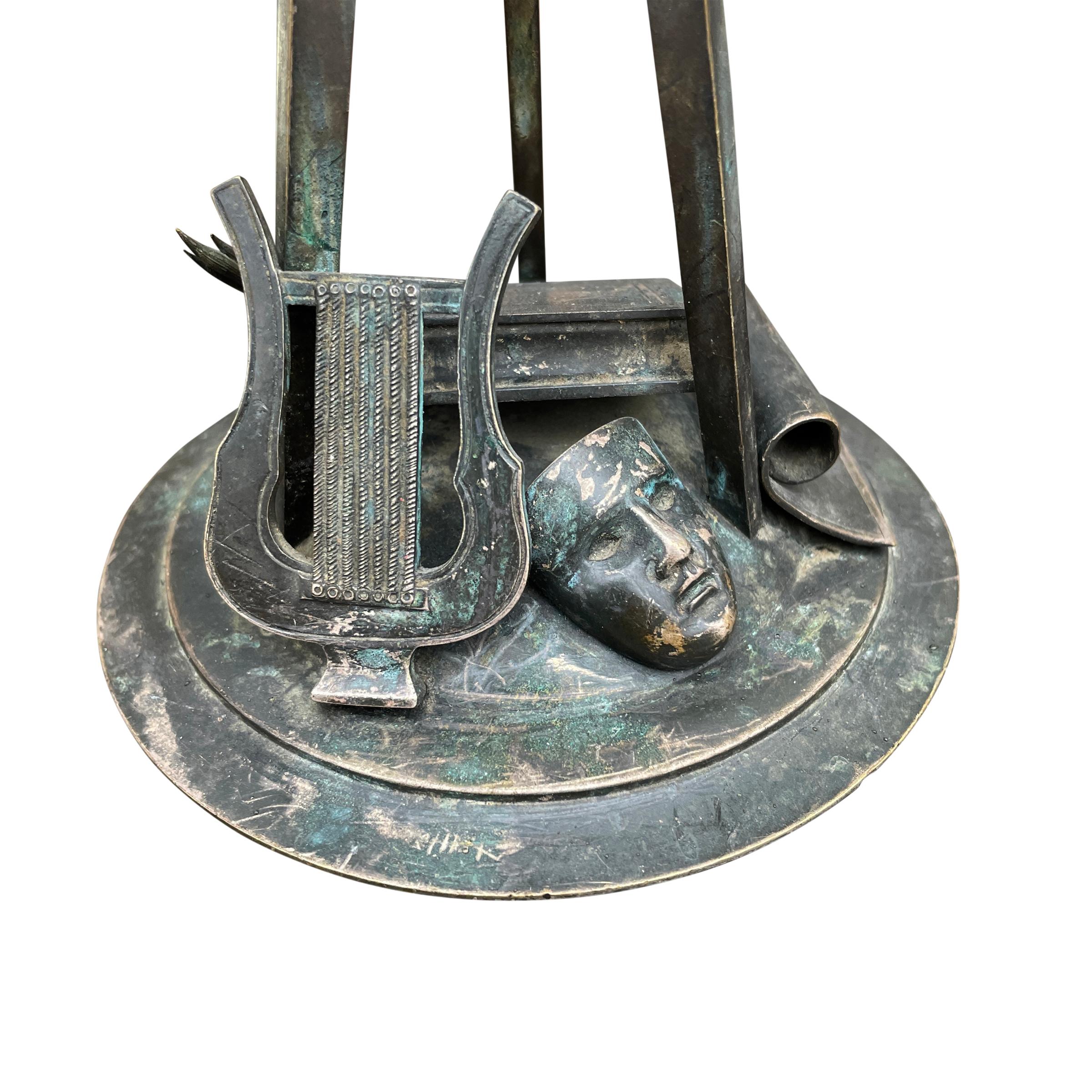 Début du XIXe siècle Bougeoirs Empire français en bronze du début du XIXe siècle en vente