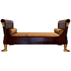  Italienisches Empire Daybed aus der Zeit