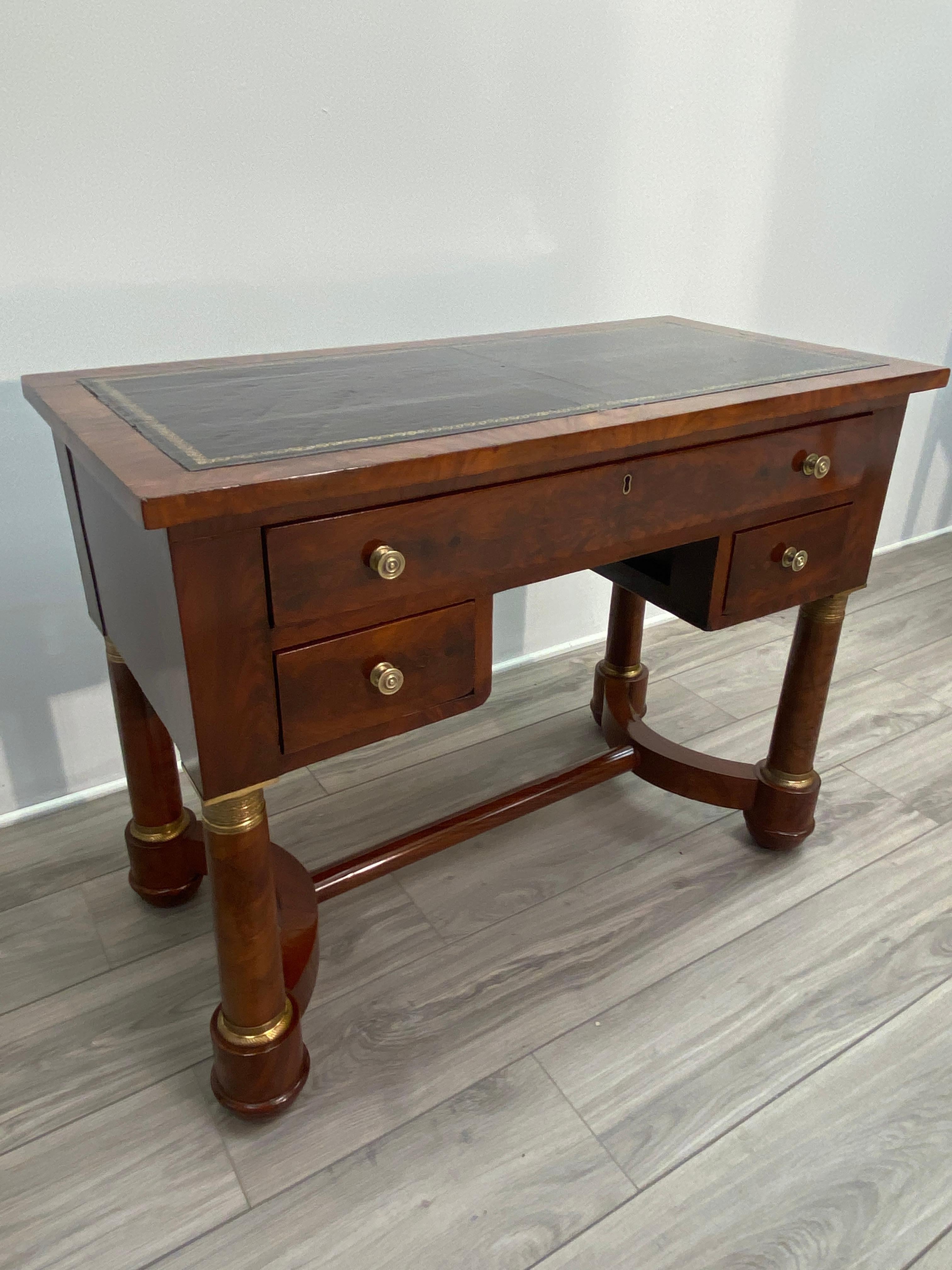 Polished Early 19th Century French Empire Desk For Sale