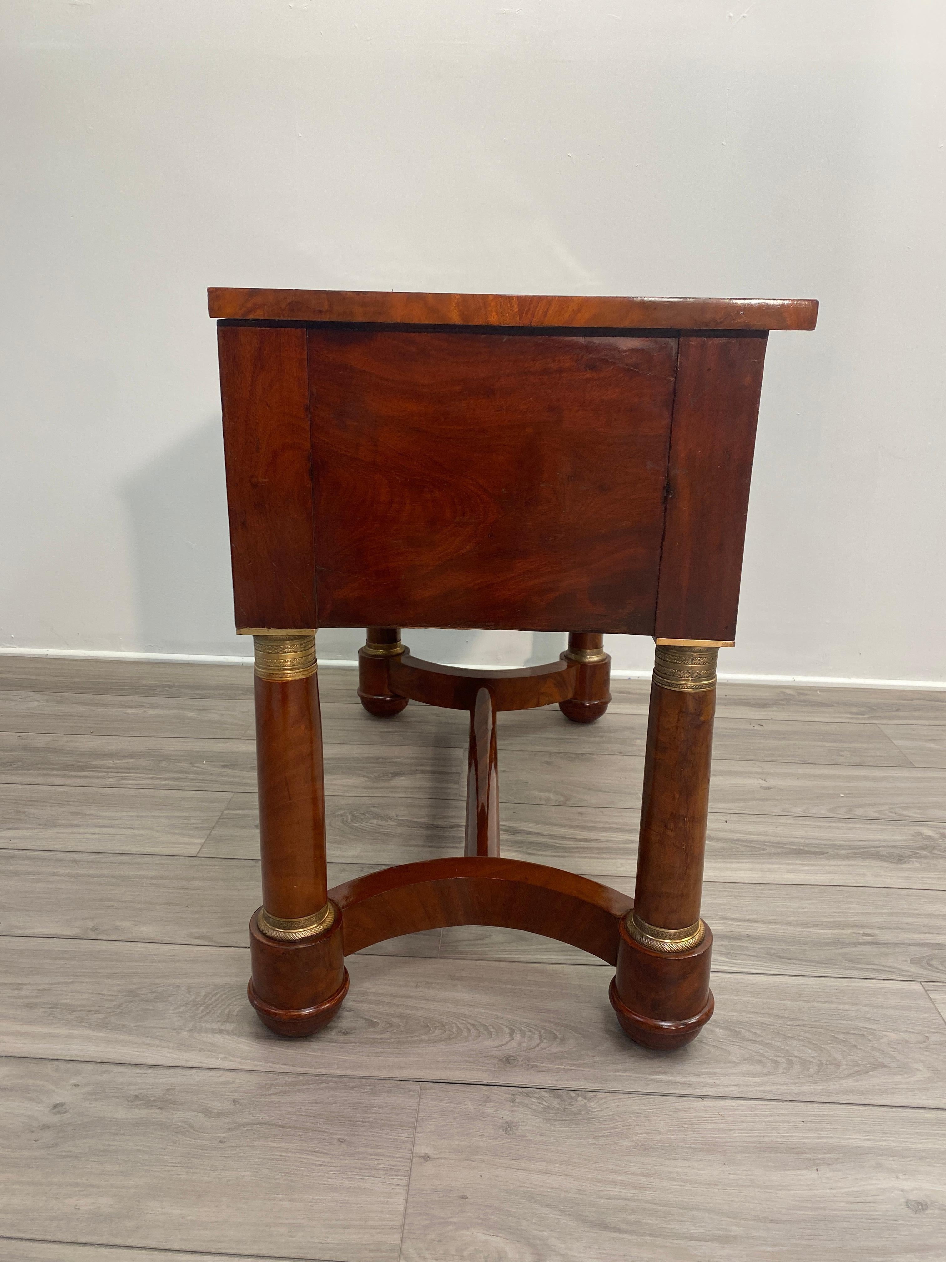 Early 19th Century French Empire Desk For Sale 1