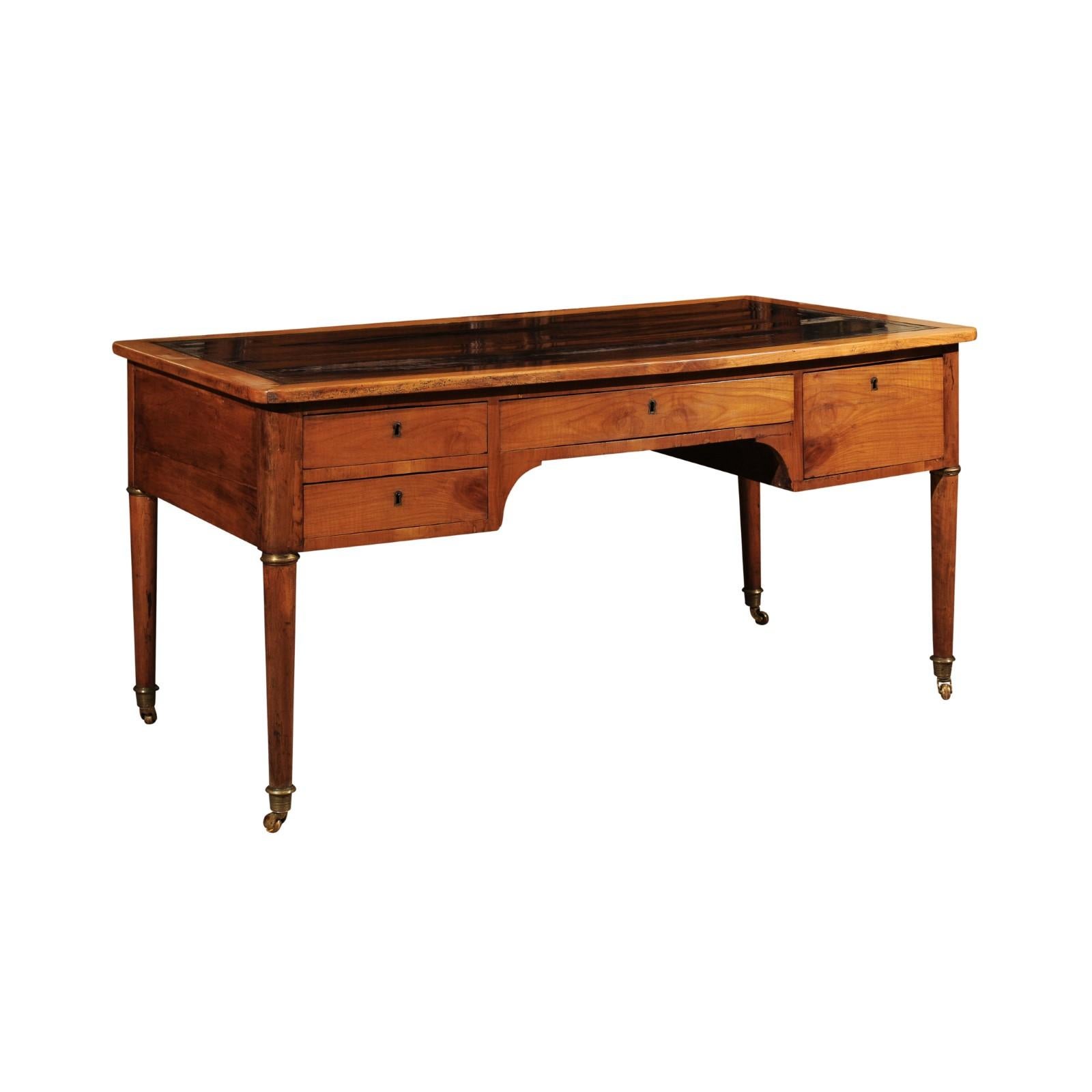 Early 19th Century French Empire Fruitwood Bureau Plat
