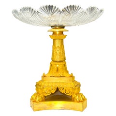 Early 19th Century French Empire Gilded Bronze Centrepiece After Thomire