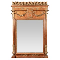 Wood Mantel Mirrors and Fireplace Mirrors
