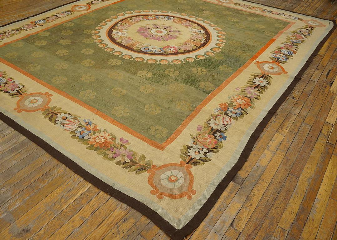 Hand-Woven Early 19th Century French Empire Period Aubusson Carpet For Sale