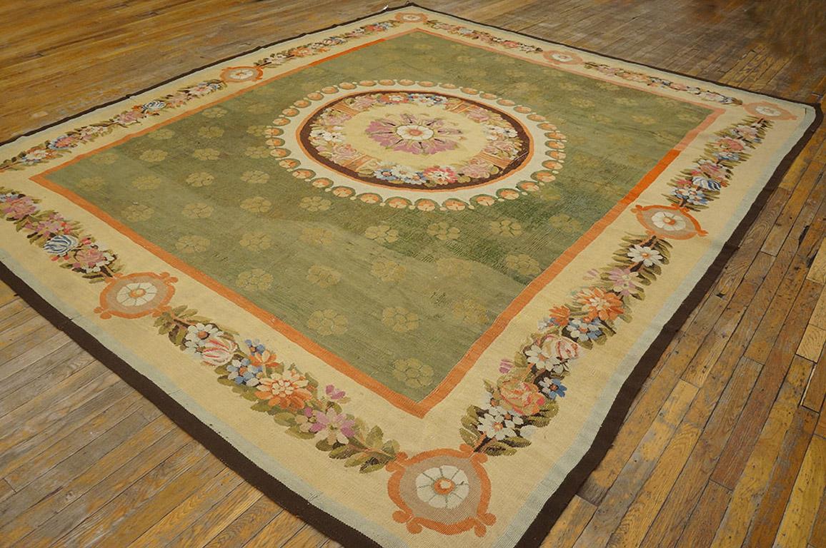 Early 19th Century French Empire Period Aubusson Carpet In Good Condition For Sale In New York, NY