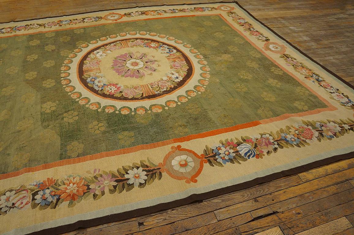 Wool Early 19th Century French Empire Period Aubusson Carpet For Sale