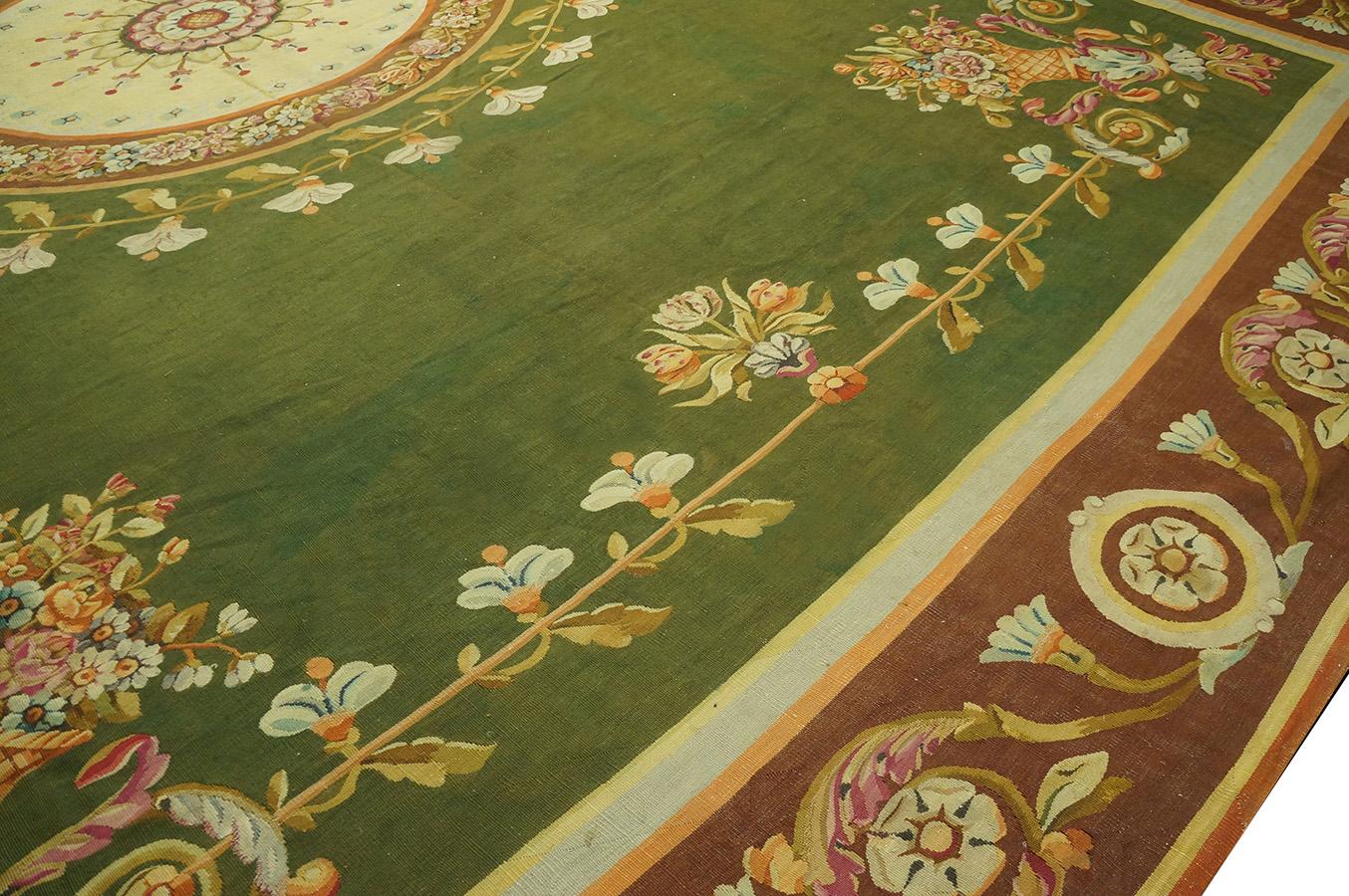 Early 19th Century French Empire Period Aubusson Carpet For Sale 7