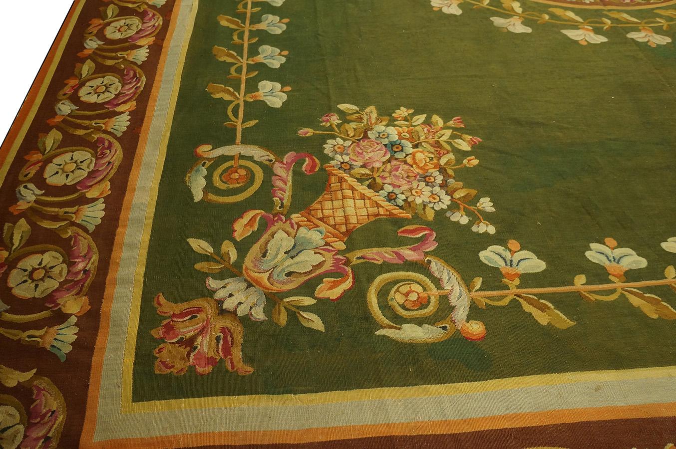 Early 19th Century French Empire Period Aubusson Carpet For Sale 8