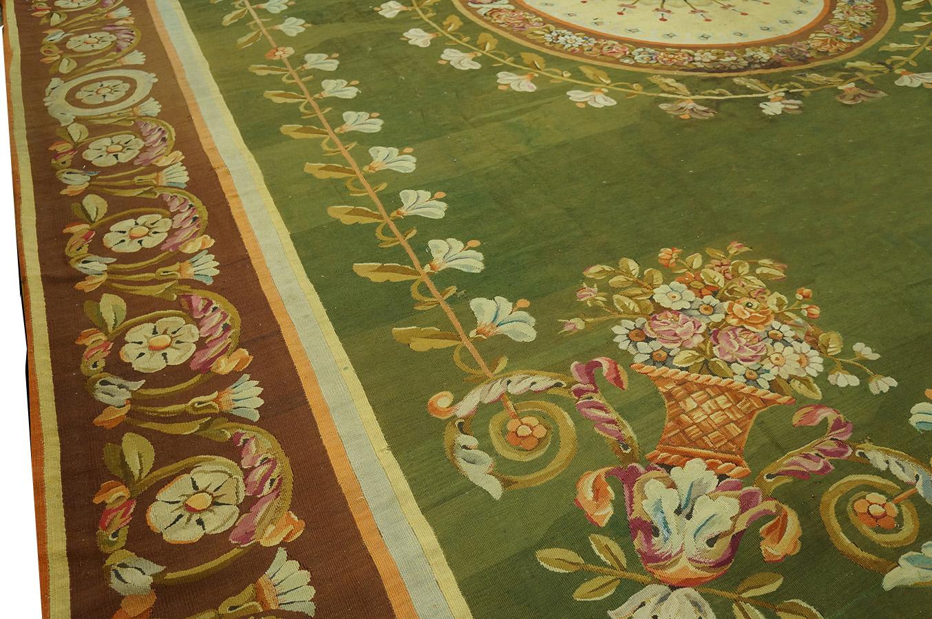 Early 19th Century French Empire Period Aubusson Carpet For Sale 2