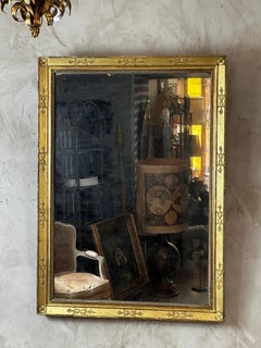 Early 19th Century French Empire Period Giltwood Mirror