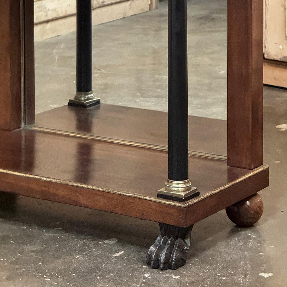 Début du 19e siècle, époque Empire français, console à plateau de marbre ~ table d'appoint en vente 2