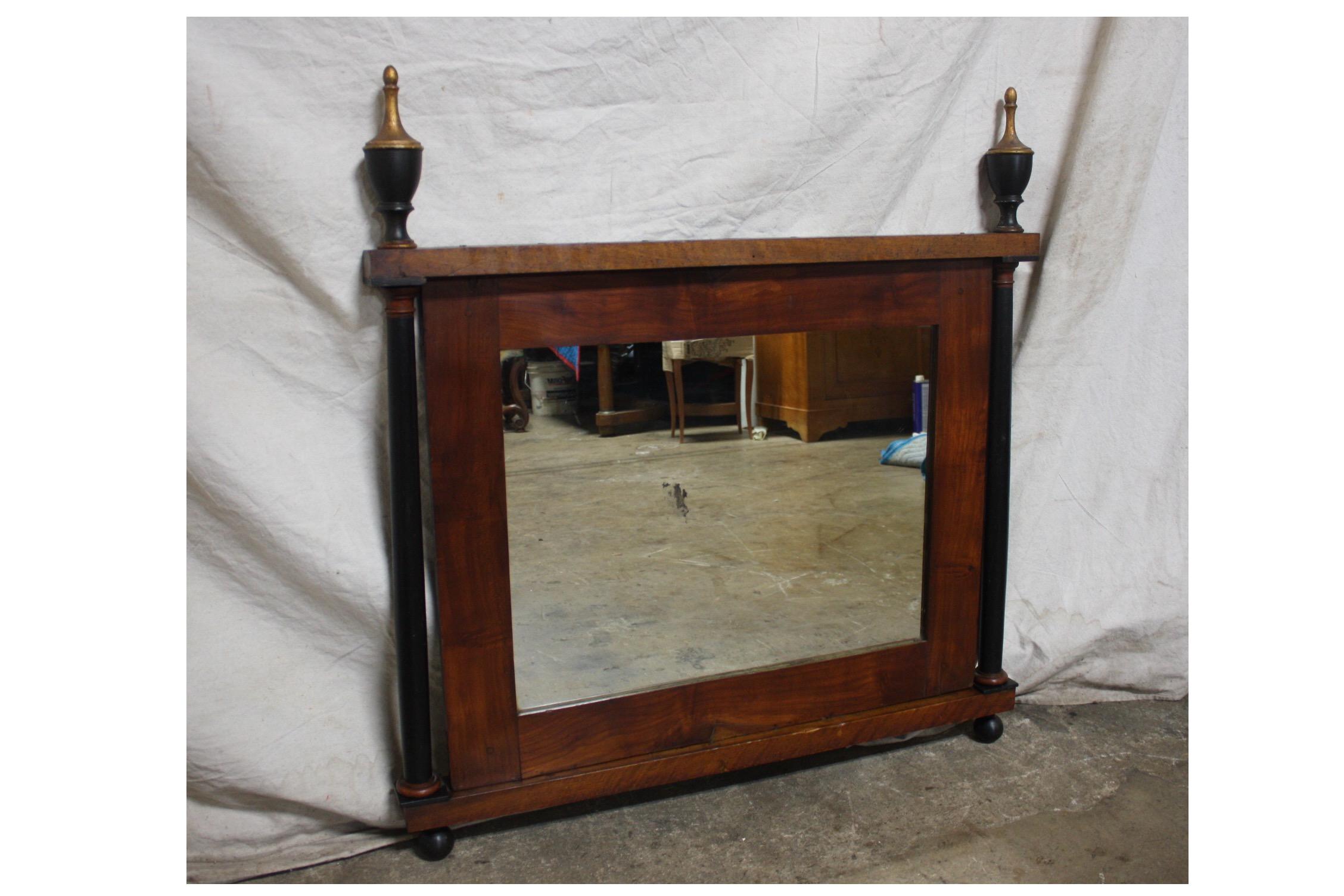 Early 19th Century French Empire Period Mirror In Good Condition For Sale In Stockbridge, GA